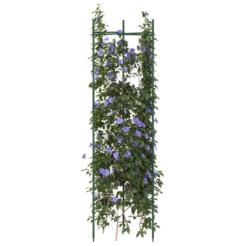 vidaXL Tomatenkäfig 2 Stk. 116 cm Stahl und PP