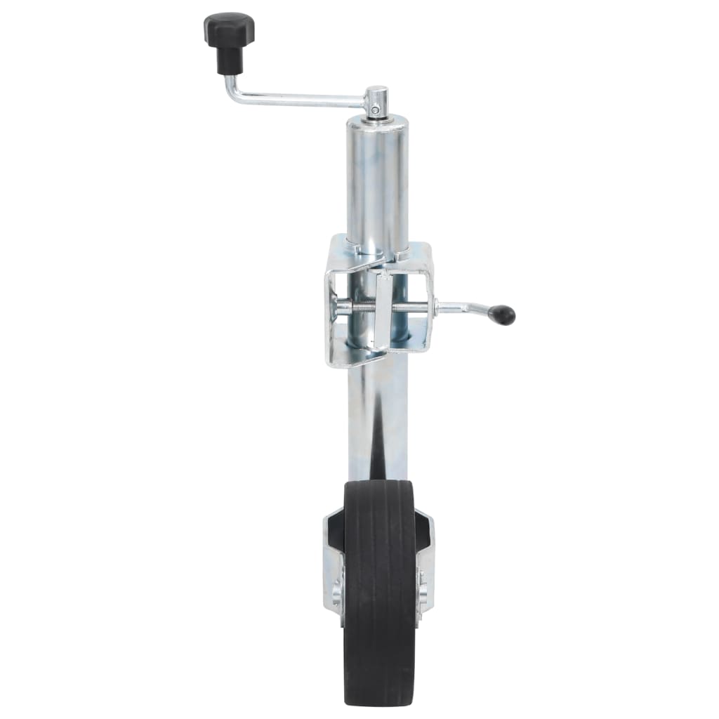 vidaXL Stützrad für Anhänger mit Klemme 60 mm Verzinkter Stahl