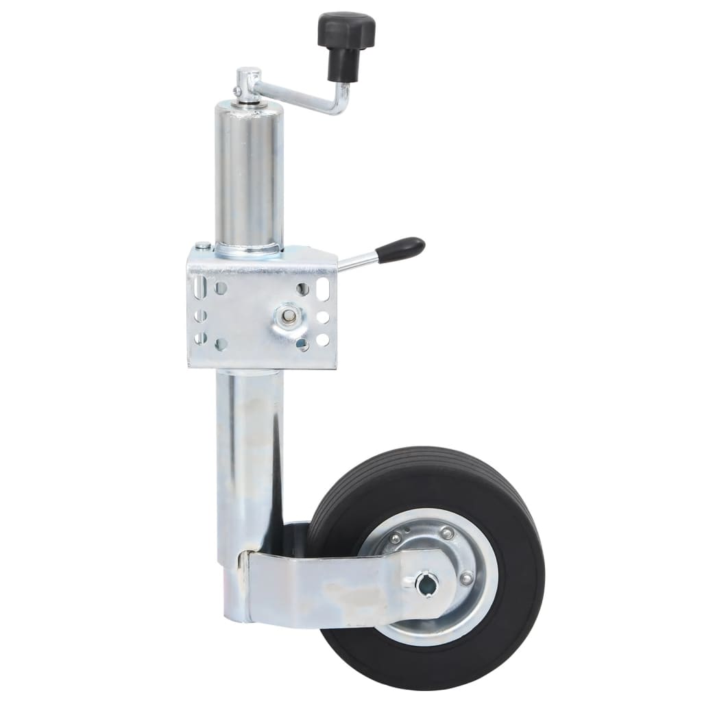 vidaXL Stützrad für Anhänger mit Klemme 60 mm Verzinkter Stahl