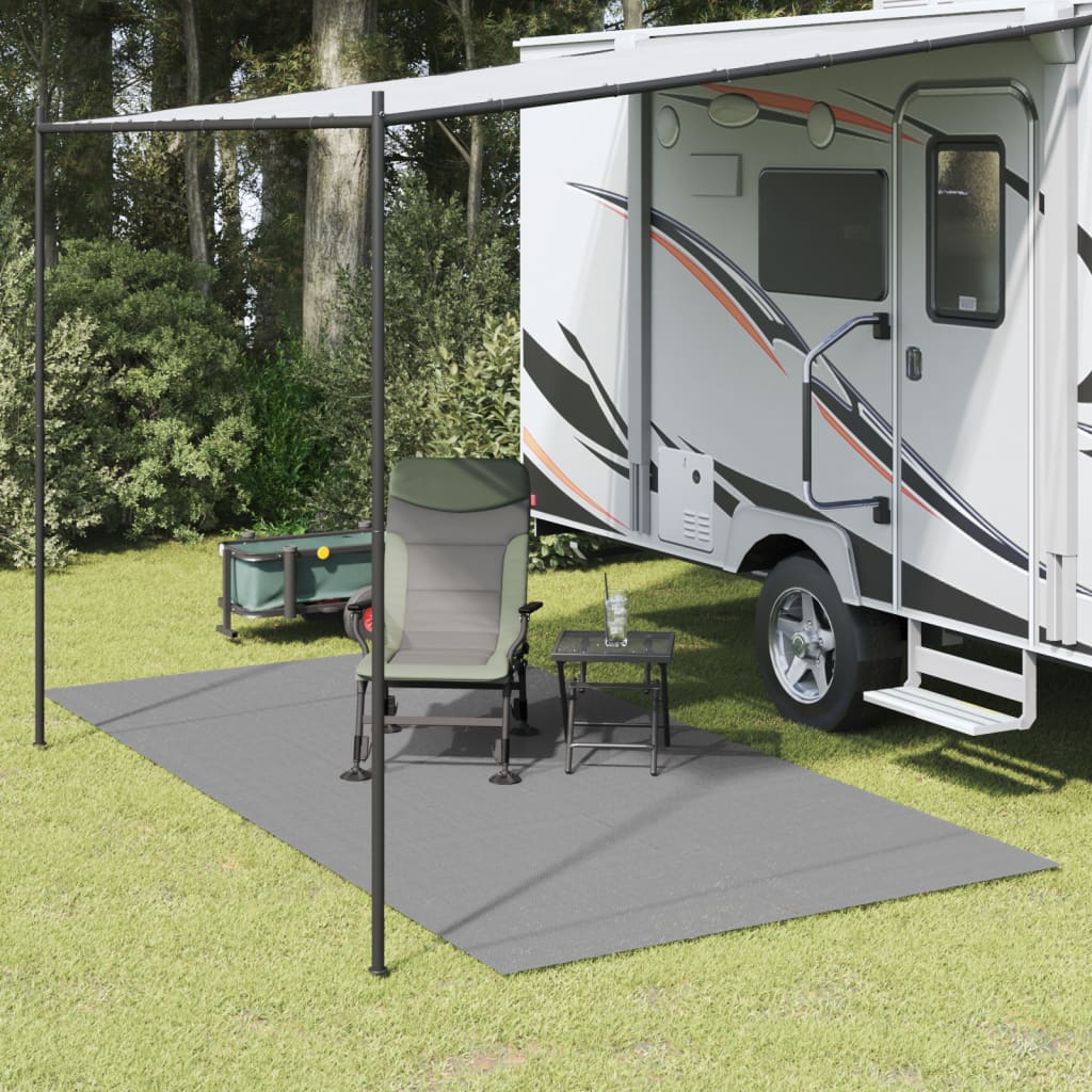 vidaXL Zeltteppich Anthrazit 4x2 m