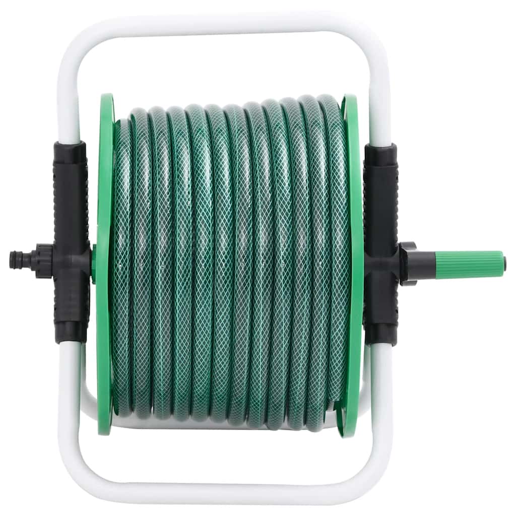 vidaXL Schlauchtrommel Freistehend mit Schlauchanschluss-Set 0,5" 20 m