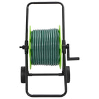 vidaXL Schlauchwagen mit Schlauchanschluss-Set 0,5" 30 m PVC Grün