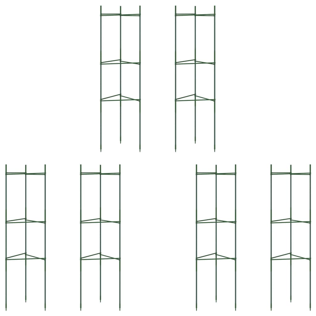 vidaXL Tomatenkäfige 6 Stk. 116 cm Stahl und PP