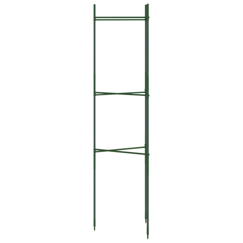 vidaXL Tomatenkäfige 8 Stk. 116 cm Stahl und PP
