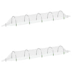 vidaXL Netztunnel 2 Stk. 1,5x5 m Fiberglas und PP
