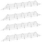 vidaXL Netztunnel 4 Stk. 1,5x5 m Fiberglas und PP