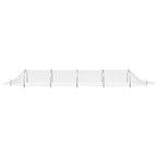 vidaXL Netztunnel 4 Stk. 1,5x5 m Fiberglas und PP