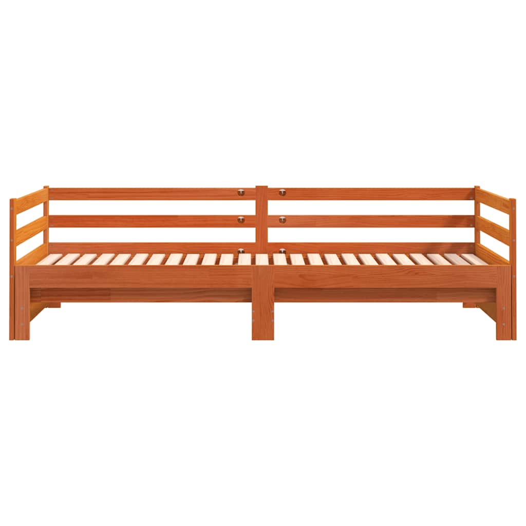vidaXL Tagesbett Ausziehbar ohne Matratzen 90x190 cm Massivholz
