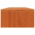 vidaXL Monitorständer Wachsbraun 100x24x13 cm Massivholz Kiefer