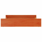 vidaXL Bettschubladen 2 Stk. Wachsbraun Massivholz Kiefer