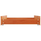 vidaXL Bettschubladen 2 Stk. Wachsbraun Massivholz Kiefer