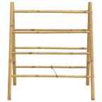 vidaXL Doppel-Handtuchleiter mit 4 Sprossen 90x50x100 cm Bambus