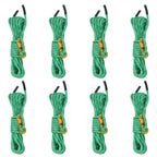 vidaXL Zeltleinen mit Seilspannern 8 Stk. Reflektierend 4 m 4 mm