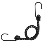 vidaXL Gummiseile Reflektierend mit Haken 50 Stk. 38 cm