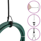 vidaXL Gummiseile Reflektierend mit Haken 10 Stk. 100 cm