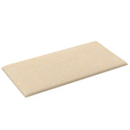 vidaXL Wandkopfteilen 12 pcs Creme 30 x 15 cm Stoff