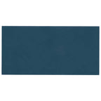 vidaXL Wandkopfteilen 12 pcs Blau Samt