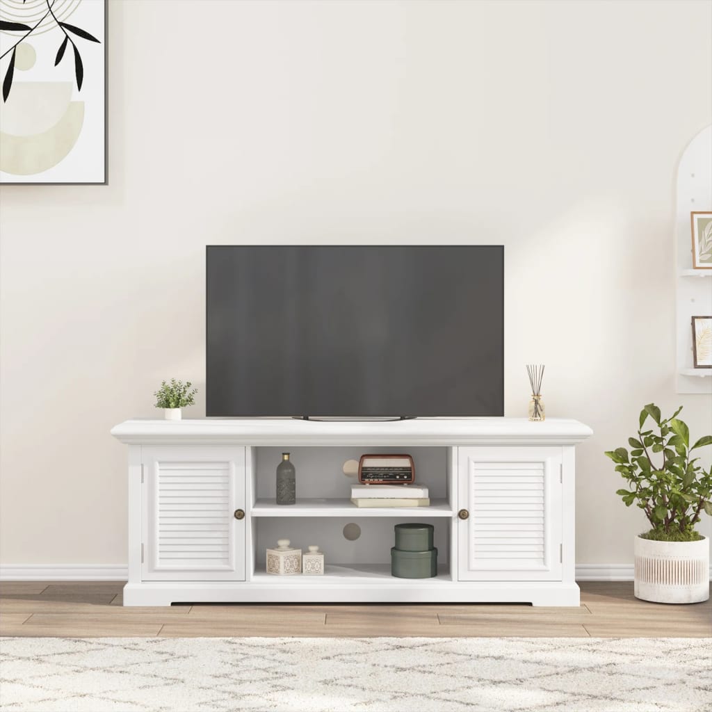 vidaXL TV-Schrank Weiß 110x30x41 cm Holzwerkstoff