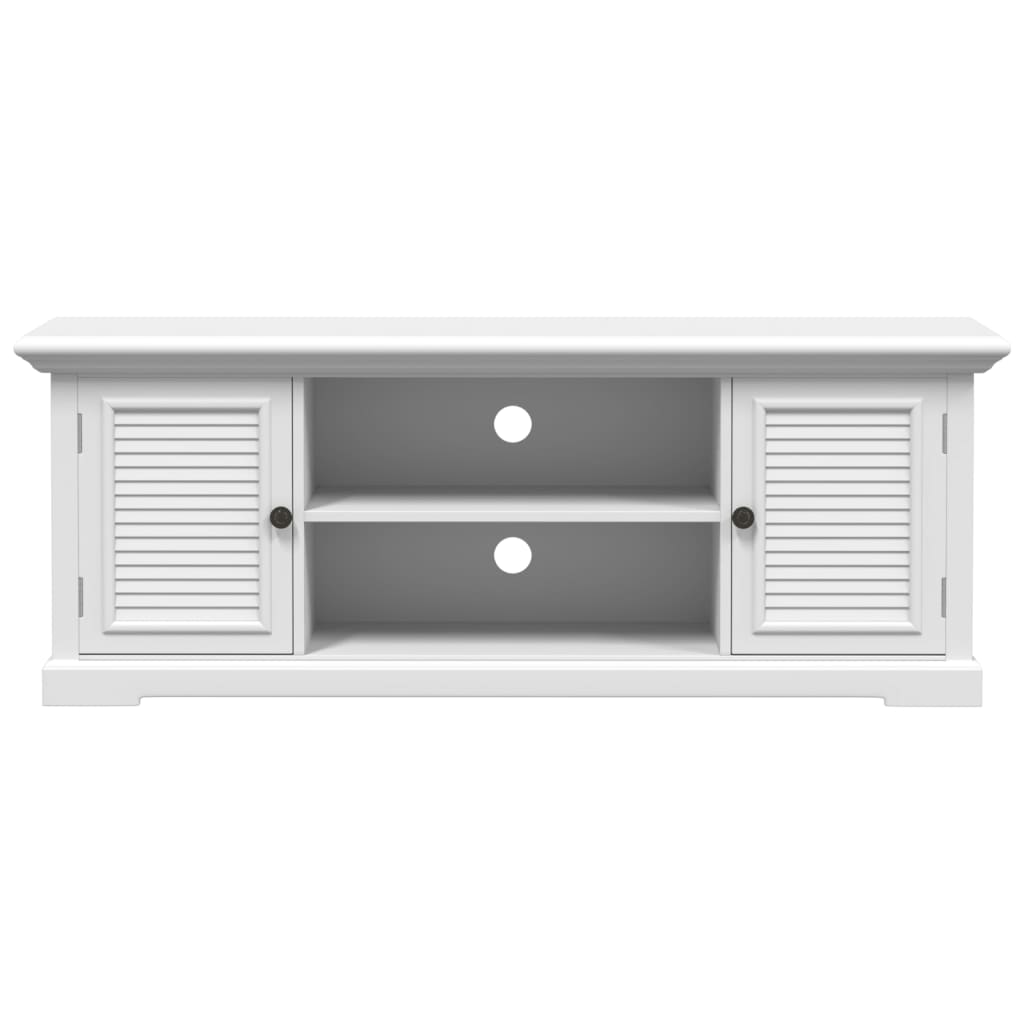 vidaXL TV-Schrank Weiß 110x30x41 cm Holzwerkstoff