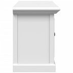 vidaXL TV-Schrank Weiß 110x30x41 cm Holzwerkstoff
