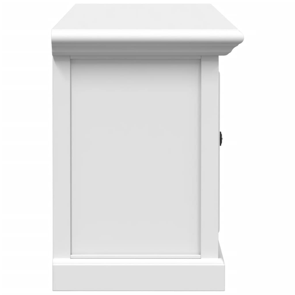 vidaXL TV-Schrank Weiß 110x30x41 cm Holzwerkstoff