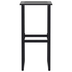 vidaXL Barhocker 2 Stk. Schwarz 38x38x80 cm Pulverbeschichteter Stahl