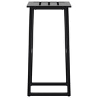 vidaXL Barhocker 2 Stk. Schwarz 38x38x80 cm Pulverbeschichteter Stahl