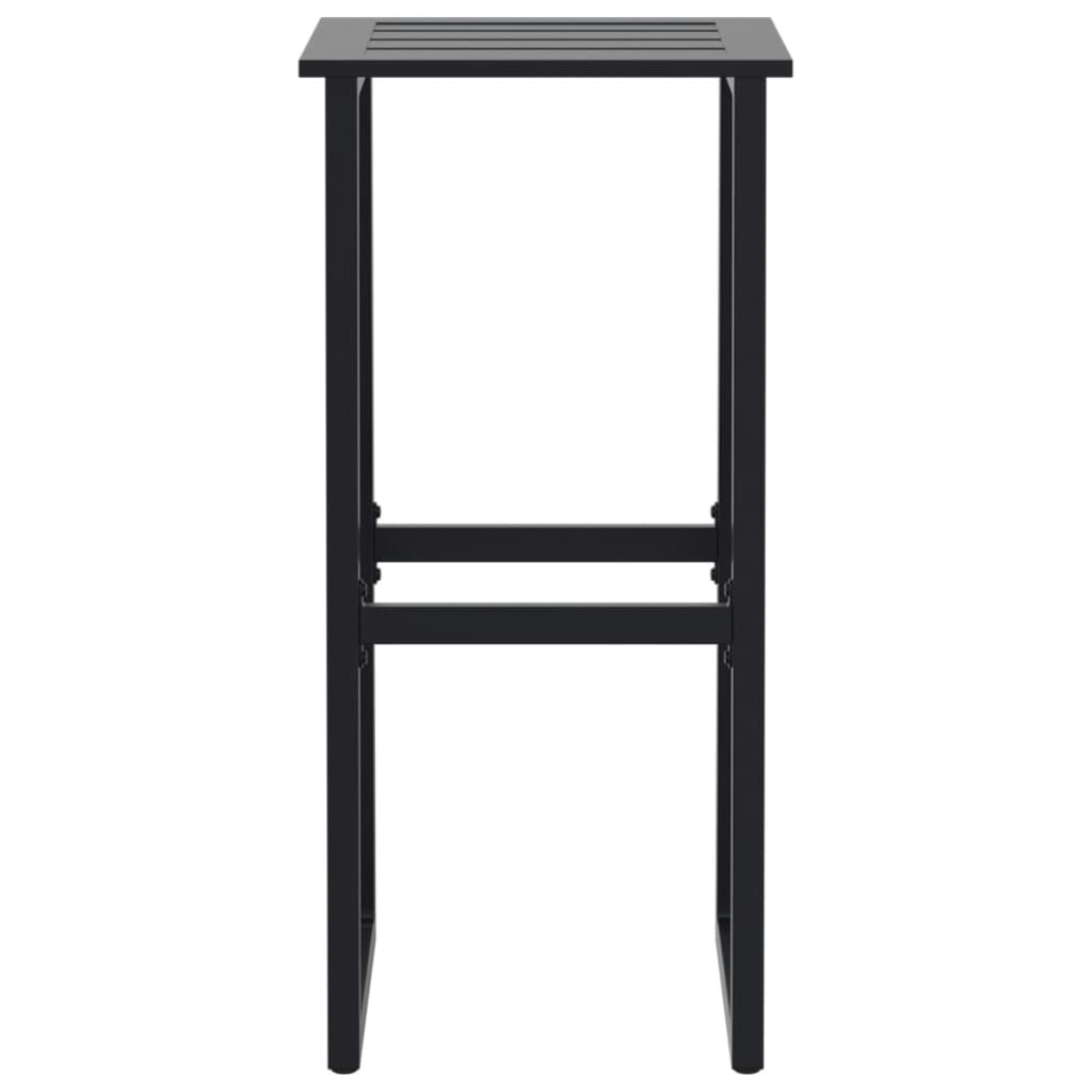 vidaXL Barhocker 4 Stk. Schwarz 38x38x80 cm Pulverbeschichteter Stahl