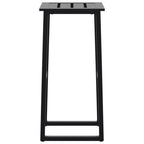 vidaXL Barhocker 4 Stk. Schwarz 38x38x80 cm Pulverbeschichteter Stahl