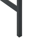 vidaXL Bartisch Schwarz 50x50x110 cm Pulverbeschichteter Stahl