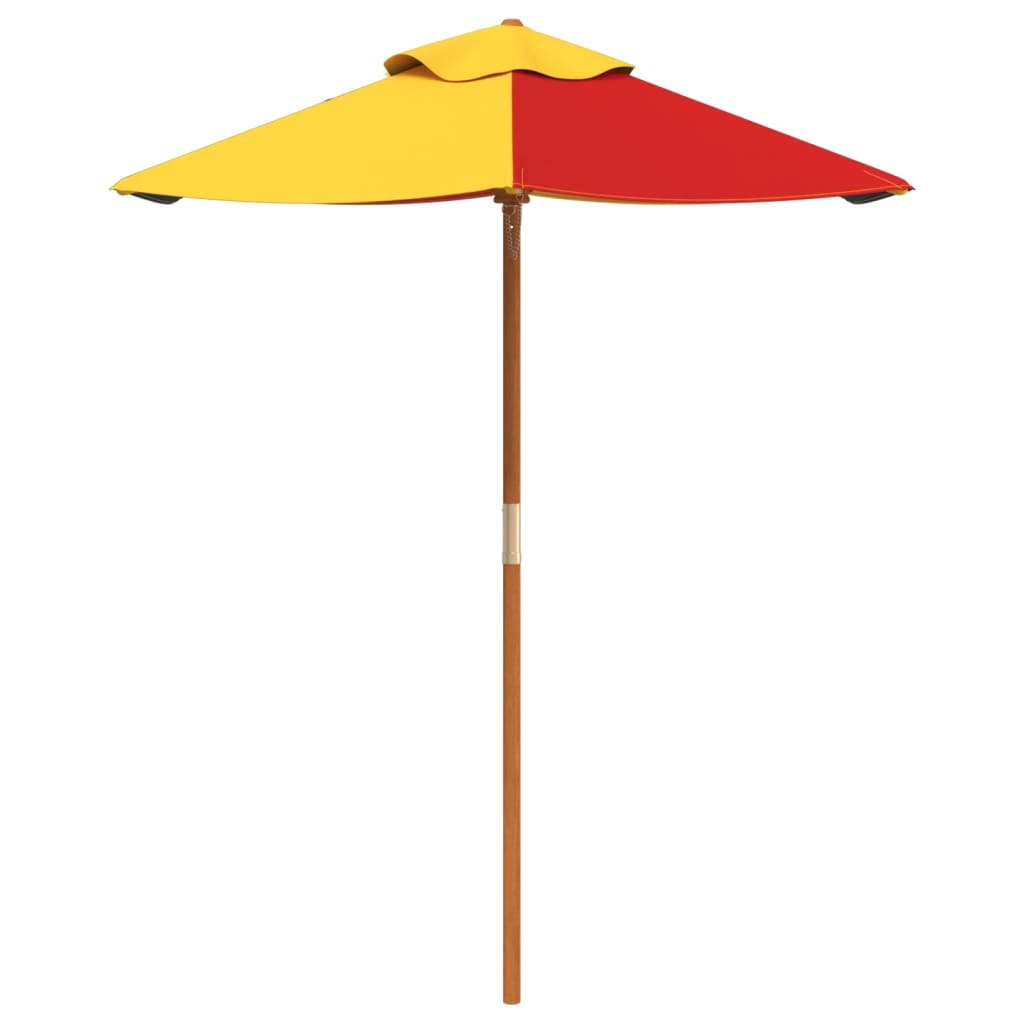 vidaXL Sonnenschirm für Kinder mit Holzmast Ø120x140 cm