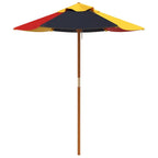 vidaXL Sonnenschirm für Kinder mit Holzmast Ø120x140 cm