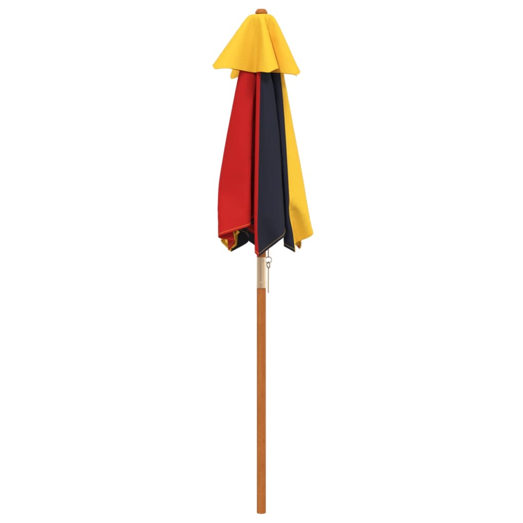 vidaXL Sonnenschirm für Kinder mit Holzmast Ø120x140 cm