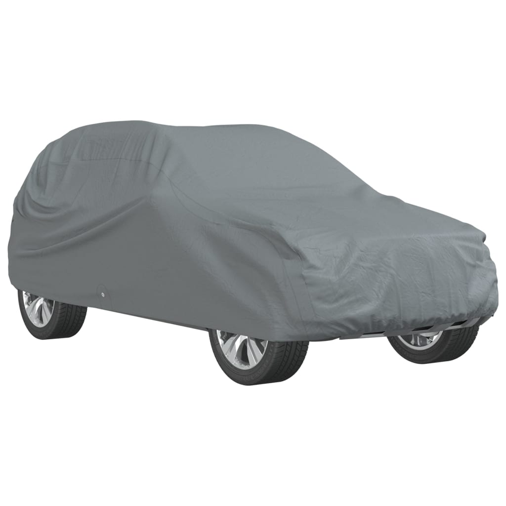 vidaXL Autoabdeckung für SUV Voll Grau M Vliesstoff