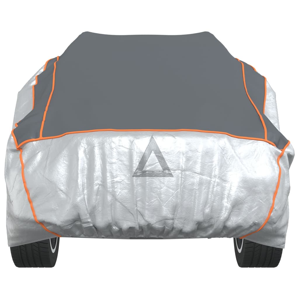 vidaXL Autoabdeckung für SUV Hagelschutz Voll XL Grau & Silbern