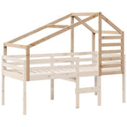 vidaXL Dach für Kinderbett 198x87x113 cm Massivholz Kiefer