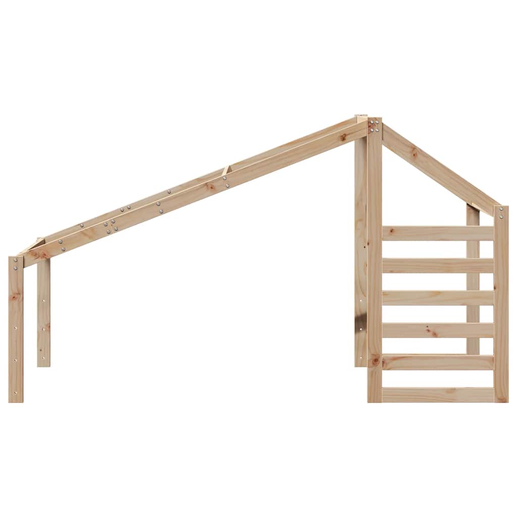 vidaXL Dach für Kinderbett 198x87x113 cm Massivholz Kiefer