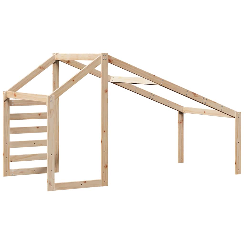 vidaXL Dach für Kinderbett 198x87x113 cm Massivholz Kiefer