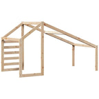 vidaXL Dach für Kinderbett 198x87x113 cm Massivholz Kiefer