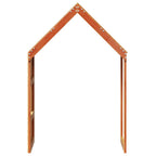 vidaXL Dach für Kinderbett Wachsbraun 60x89x134,5 cm Massivholz