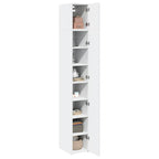 vidaXL Hochschrank Schmal Weiß 30x42,5x225 cm Holzwerkstoff