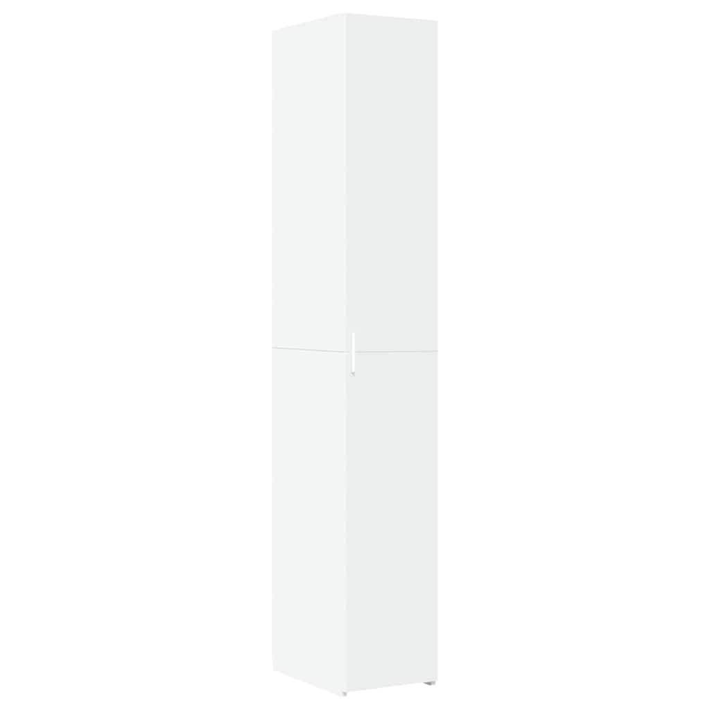 vidaXL Hochschrank Schmal Weiß 30x42,5x225 cm Holzwerkstoff