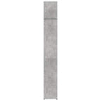 vidaXL Hochschrank Schmal Betongrau 30x42,5x225 cm Holzwerkstoff