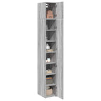 vidaXL Hochschrank Schmal Grau Sonoma 30x42,5x225 cm Holzwerkstoff