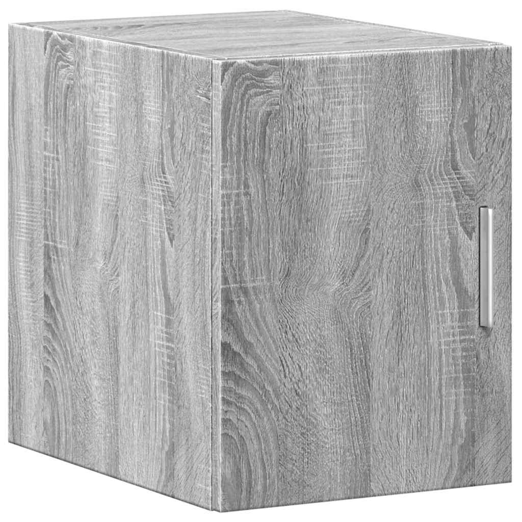 vidaXL Hochschrank Schmal Grau Sonoma 30x42,5x225 cm Holzwerkstoff