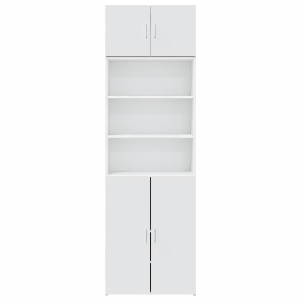 vidaXL Hochschrank Weiß 70x42,5x225 cm Holzwerkstoff
