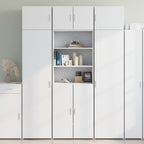 vidaXL Hochschrank Weiß 70x42,5x225 cm Holzwerkstoff
