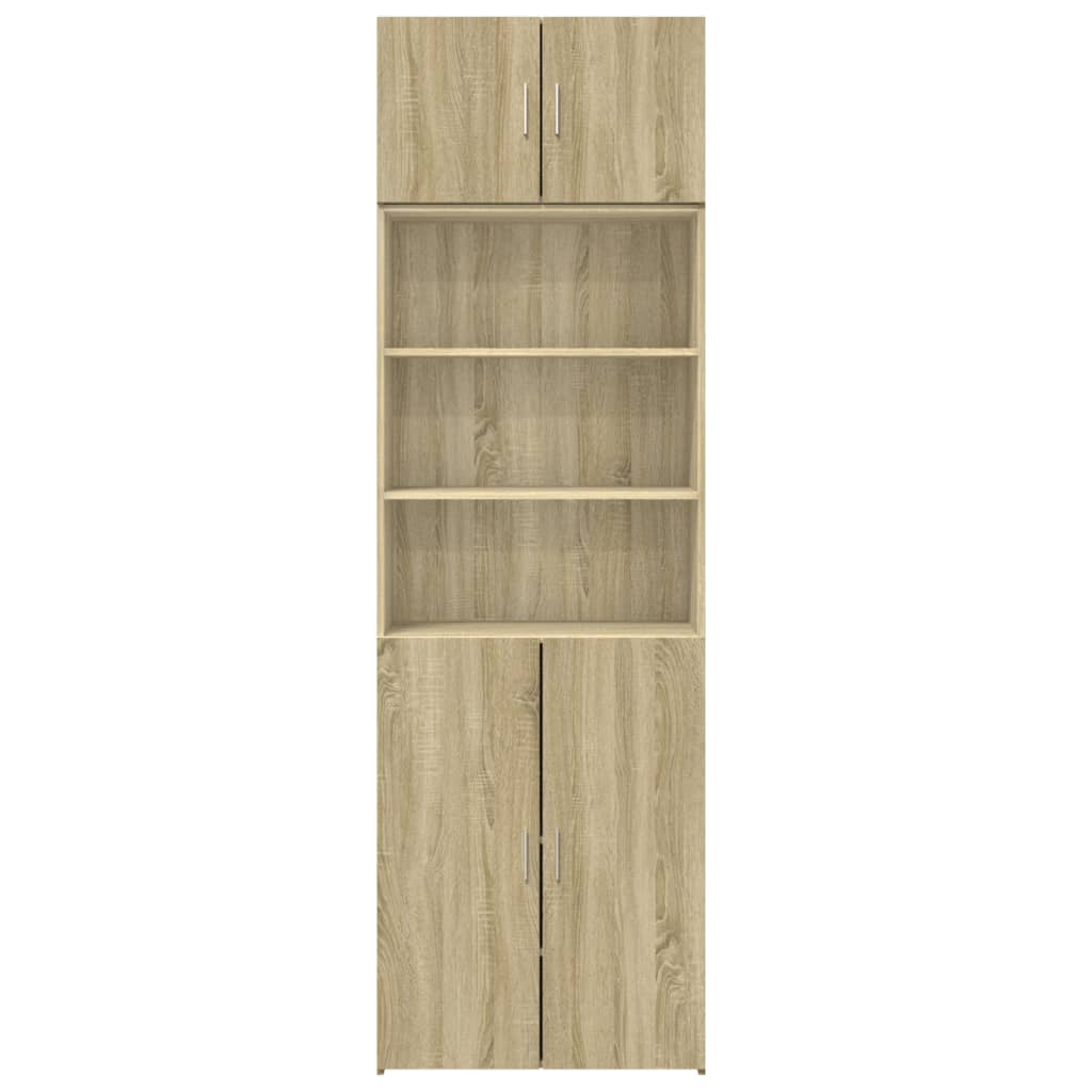 vidaXL Hochschrank Sonoma-Eiche 70x42,5x225 cm Holzwerkstoff