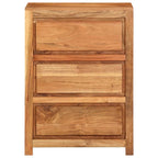 vidaXL Schubladenschrank 55x33x75 cm Massivholz Akazie