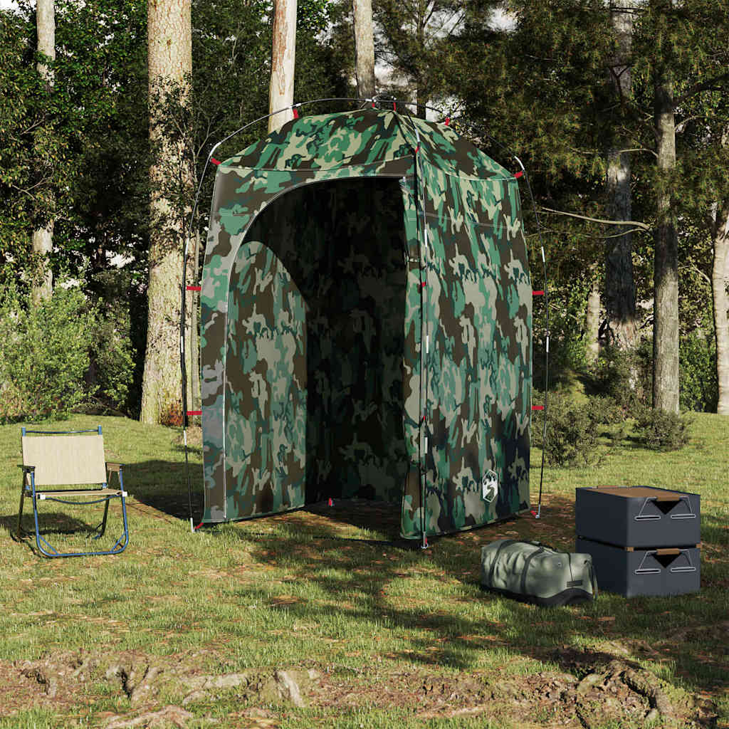 vidaXL Duschzelt Camouflage Wasserfest